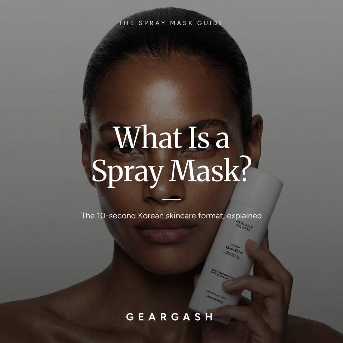 What is a spray bubble mask?