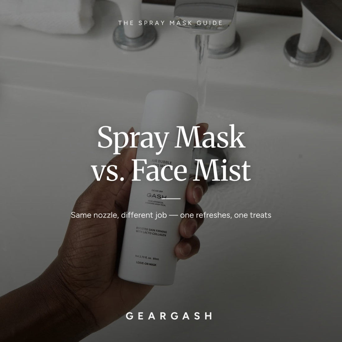 Spray Bubble Mask Vs. Face Mist
